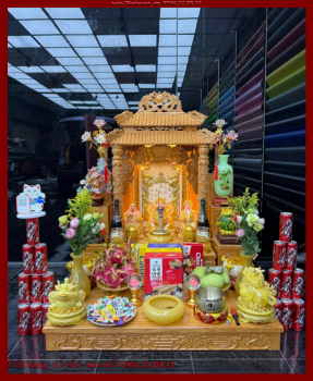 Bàn thờ Thần Tài Thổ Địa đầy đủ